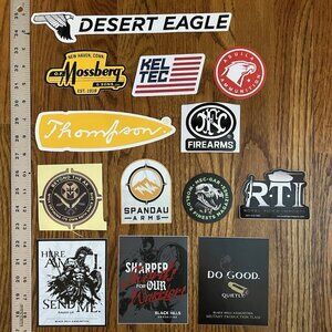 Bundle of 13 SHOT SHOW Promotional Swag Cool Tactical Stickers